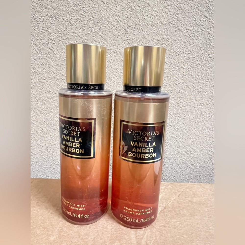 2 PCS SET VICTORIA'S SECRET VANILLA BOURBON MIST 8.4 OZ